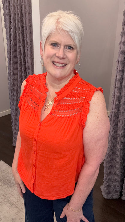 Janeca Top in Grenadine by Dear John