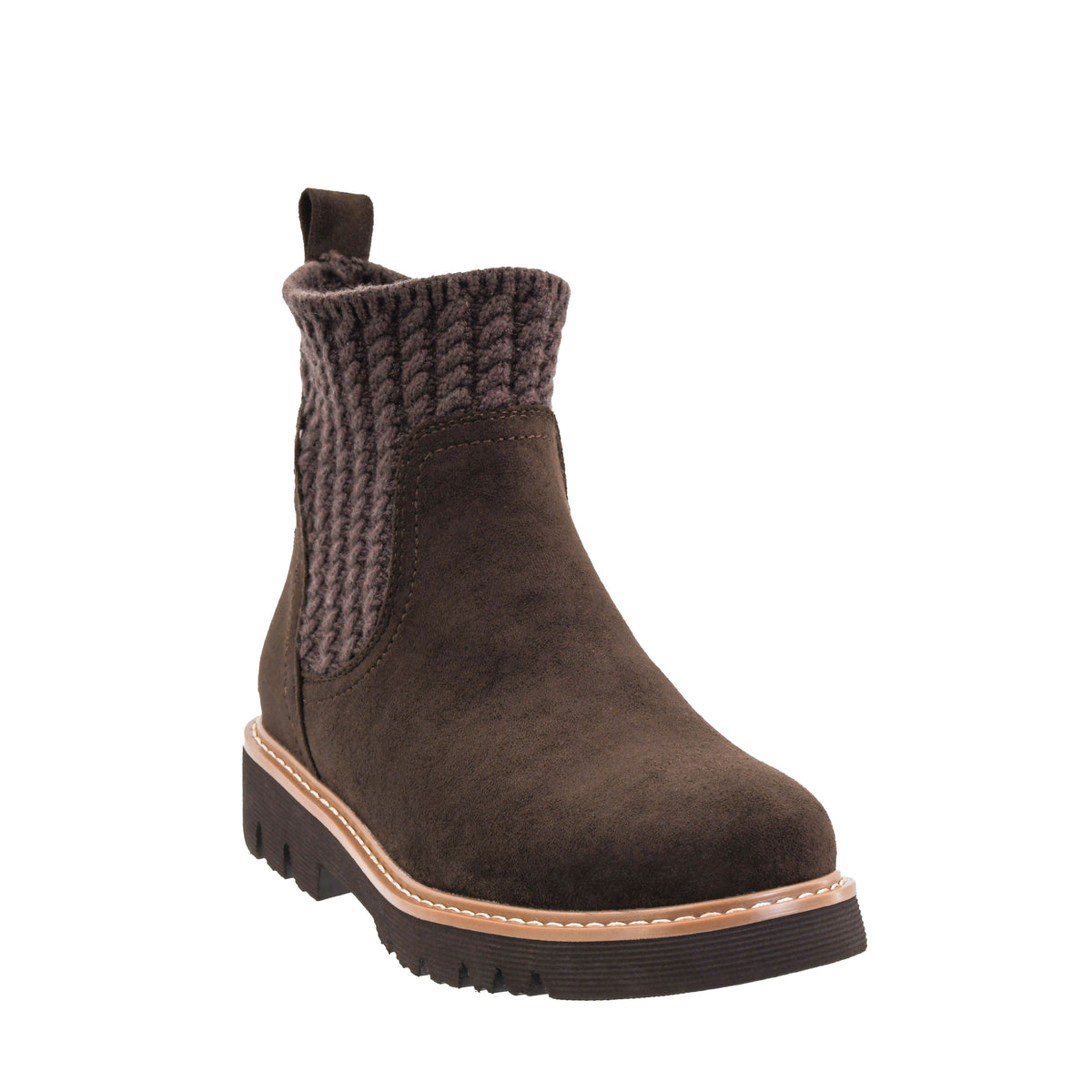 Keep Me Warm Boots in Chocolate Faux Suede by Corkys Footwear