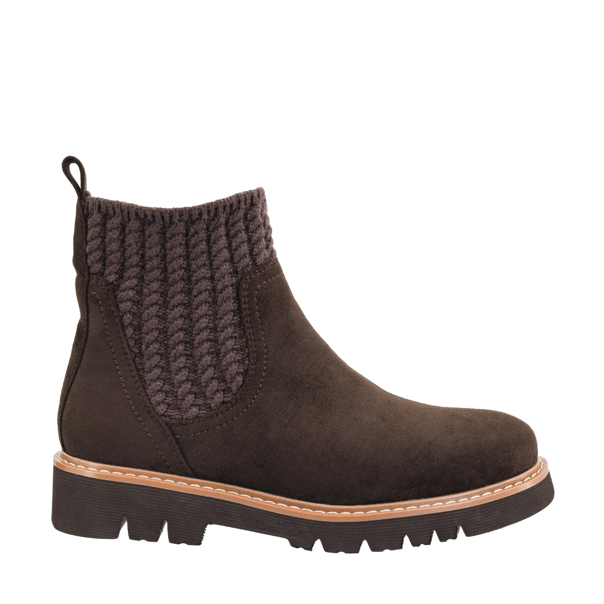 Keep Me Warm Boots in Chocolate Faux Suede by Corkys Footwear