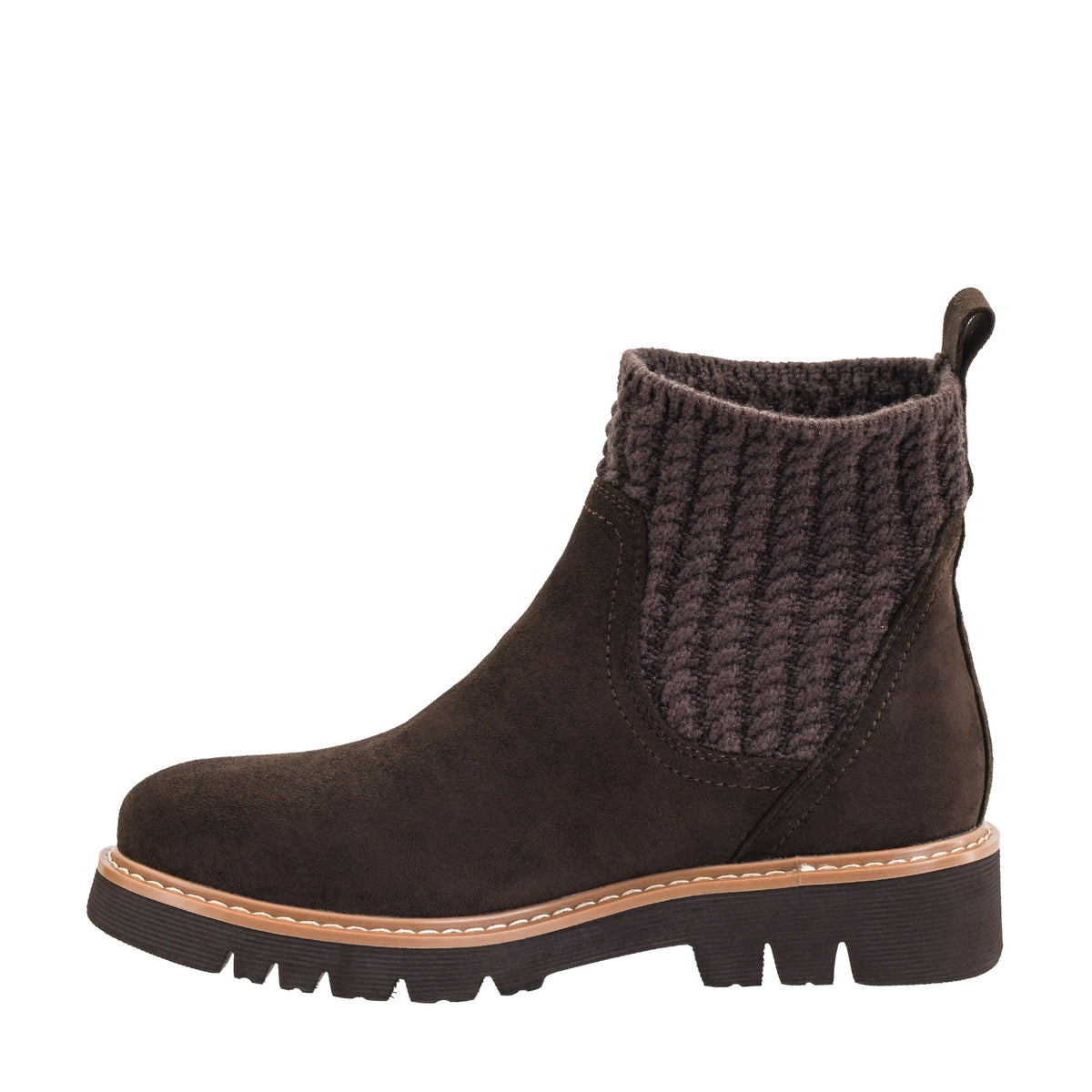 Keep Me Warm Boots in Chocolate Faux Suede by Corkys Footwear