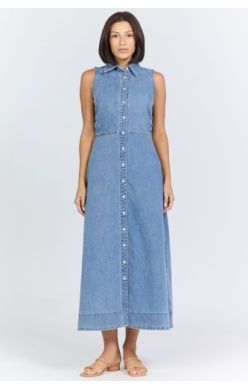 Luella Midi Dress in Lake Chelan by Dear John