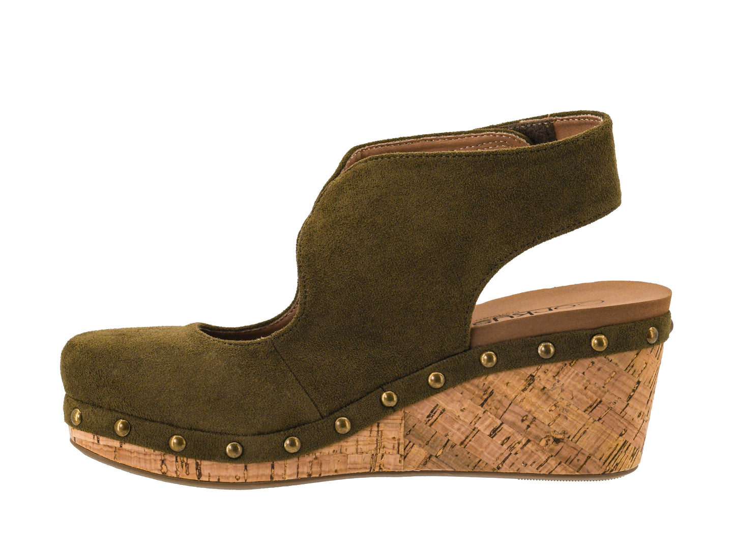 Oh It's You Wedges in Moss by Corkys Footwear