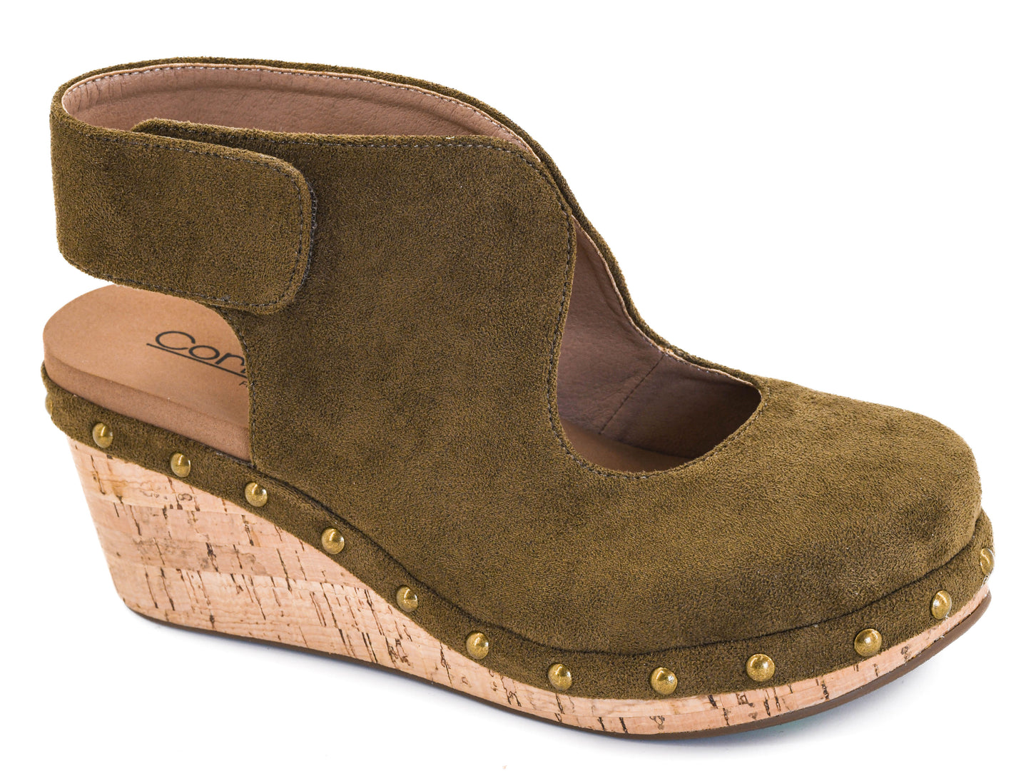 Oh It's You Wedges in Moss by Corkys Footwear