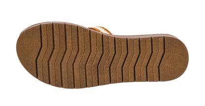 On The Edge Sandals in Tan Combo by Corkys Footwear