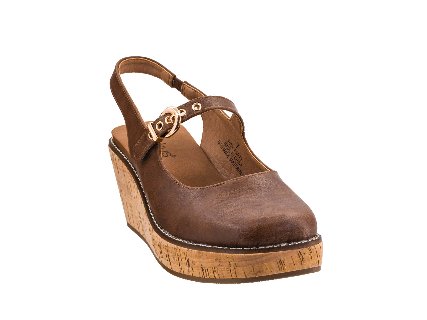 Pity Party Wedges in Cognac by Corkys Footwear