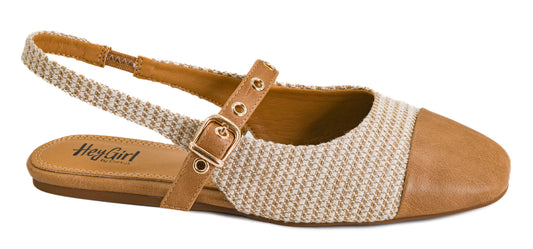 Poker Face Flats in Raffia by Corkys Footwear