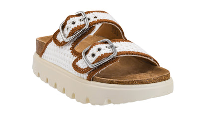 Rumor Has It Sandals in Ivory/Tan by Corkys Footwear