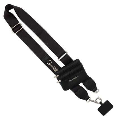 Save The Girls Clip & Go Strap with Zippered Pouch