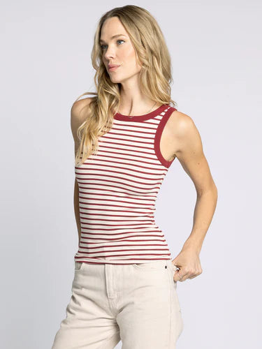 Ellen Tank in Sand Red by Thread & Supply