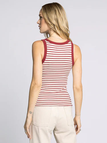 Ellen Tank in Sand Red by Thread & Supply