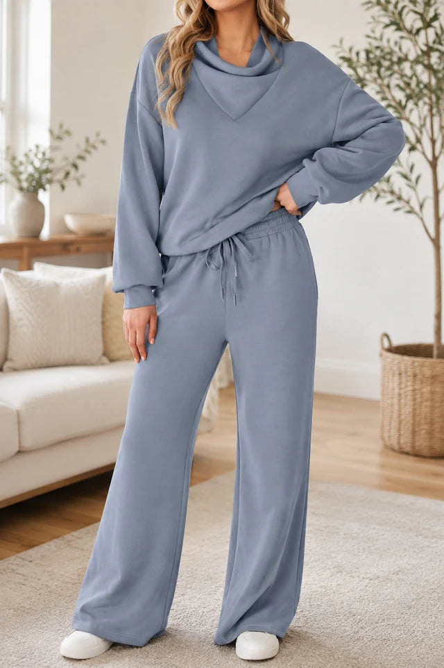 PRE ORDER Blue Pullover Athletic Set
