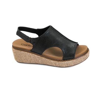 Volta Sandals in Black by Corkys Footwear