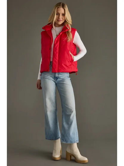 Mistletoe Moment Puffer Vest