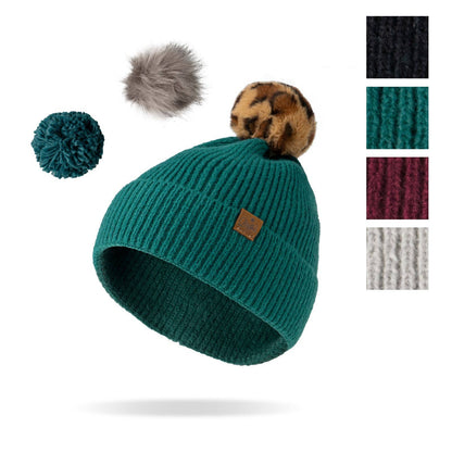 Britt's Knits Snap To It Mix & Match Pom Hat