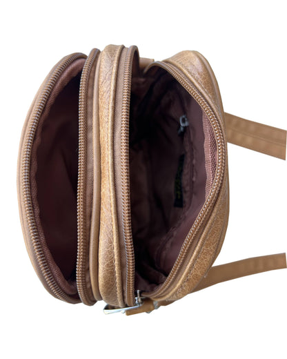 PRE ORDER On The Go Leather Crossbody