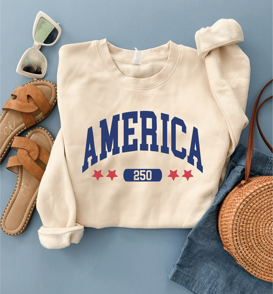 PRE-ORDER America Stars 250 Years Sweatshirt (ETA Early March)