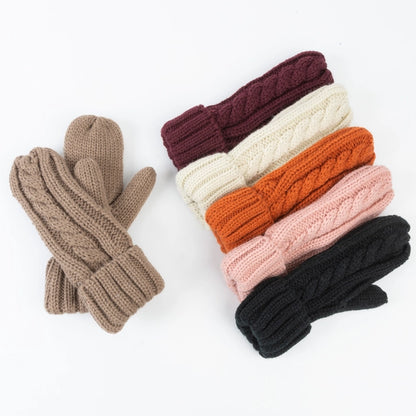 Sierra Cable Knit Fleece Lined Mitten