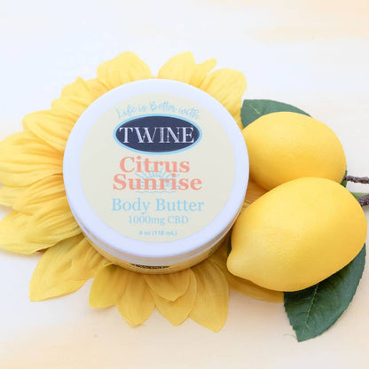 CBD Hydrating Body Butter Citrus Sunrise Summer Scent