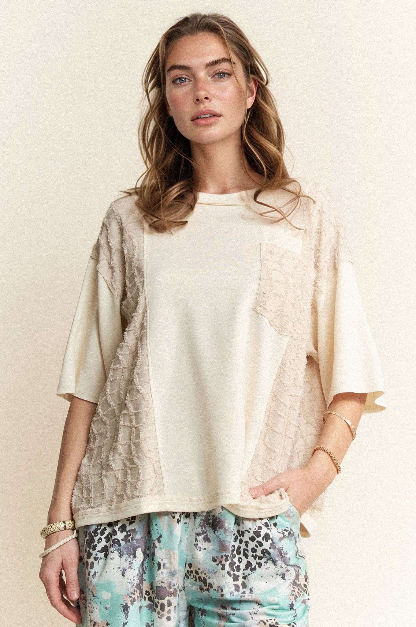 Sugar Waffle Knit Top