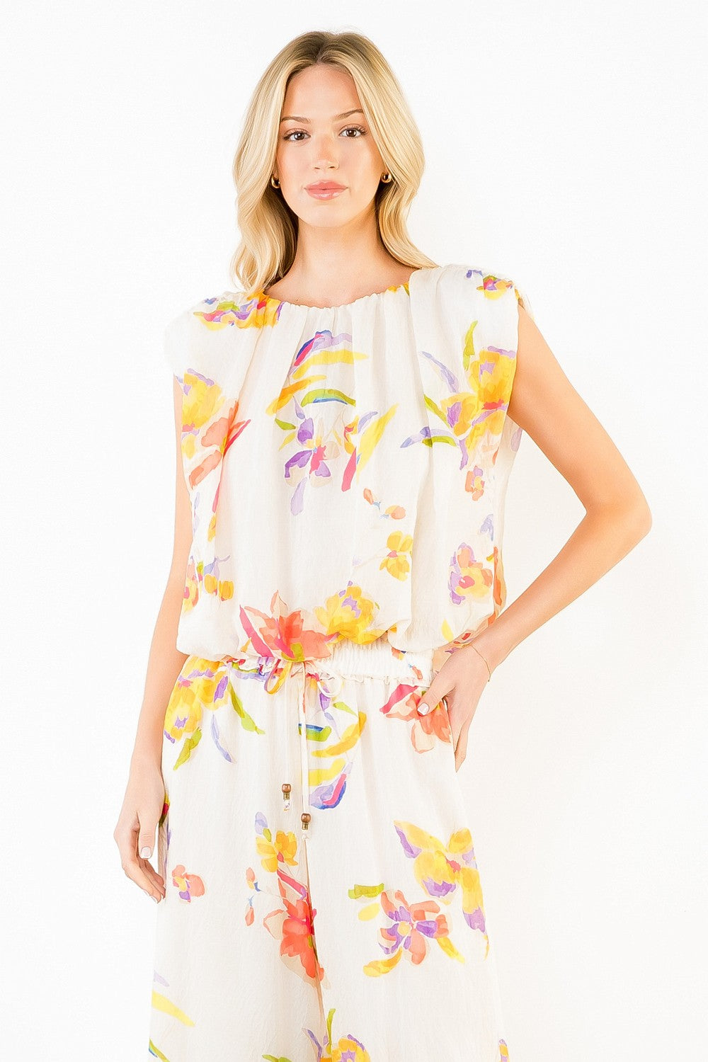 Citrus Blossom Blouse by THML