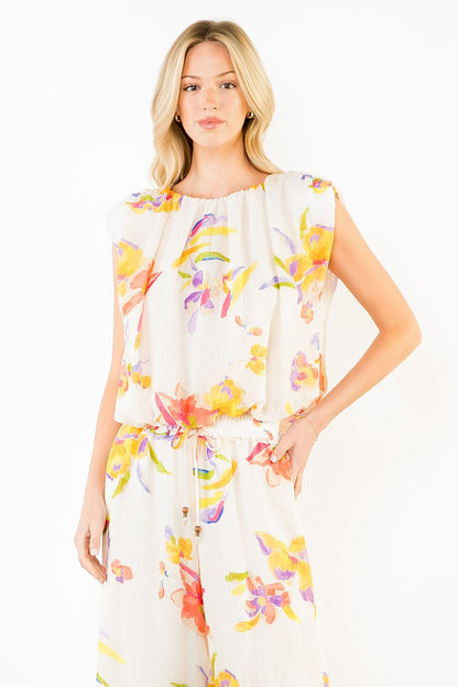 Citrus Blossom Blouse by THML