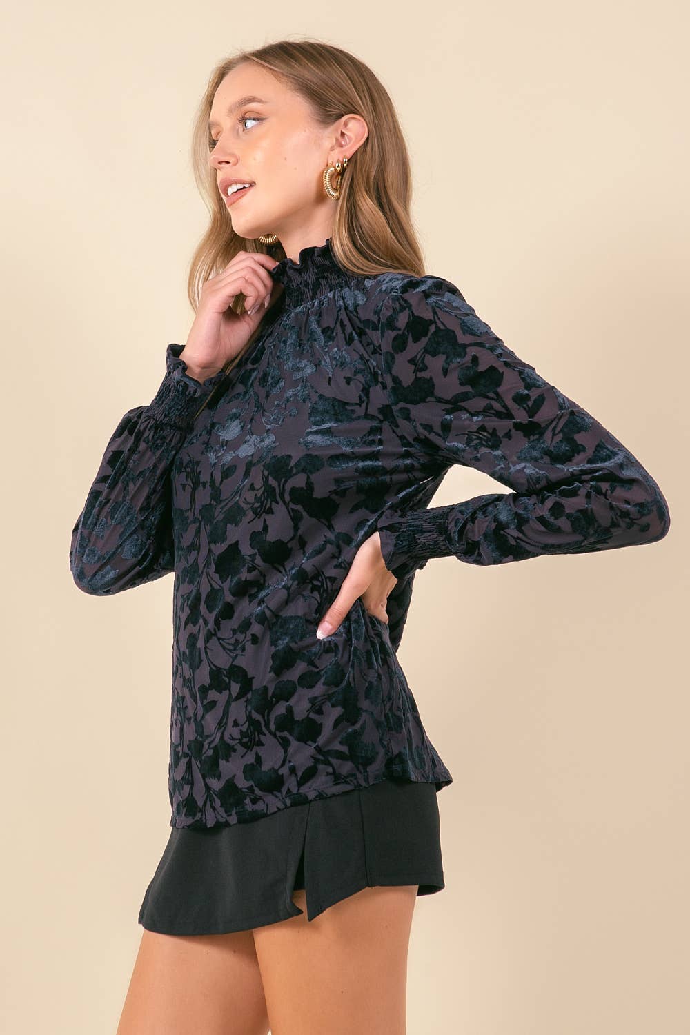 Midnight Velvet Muse Top