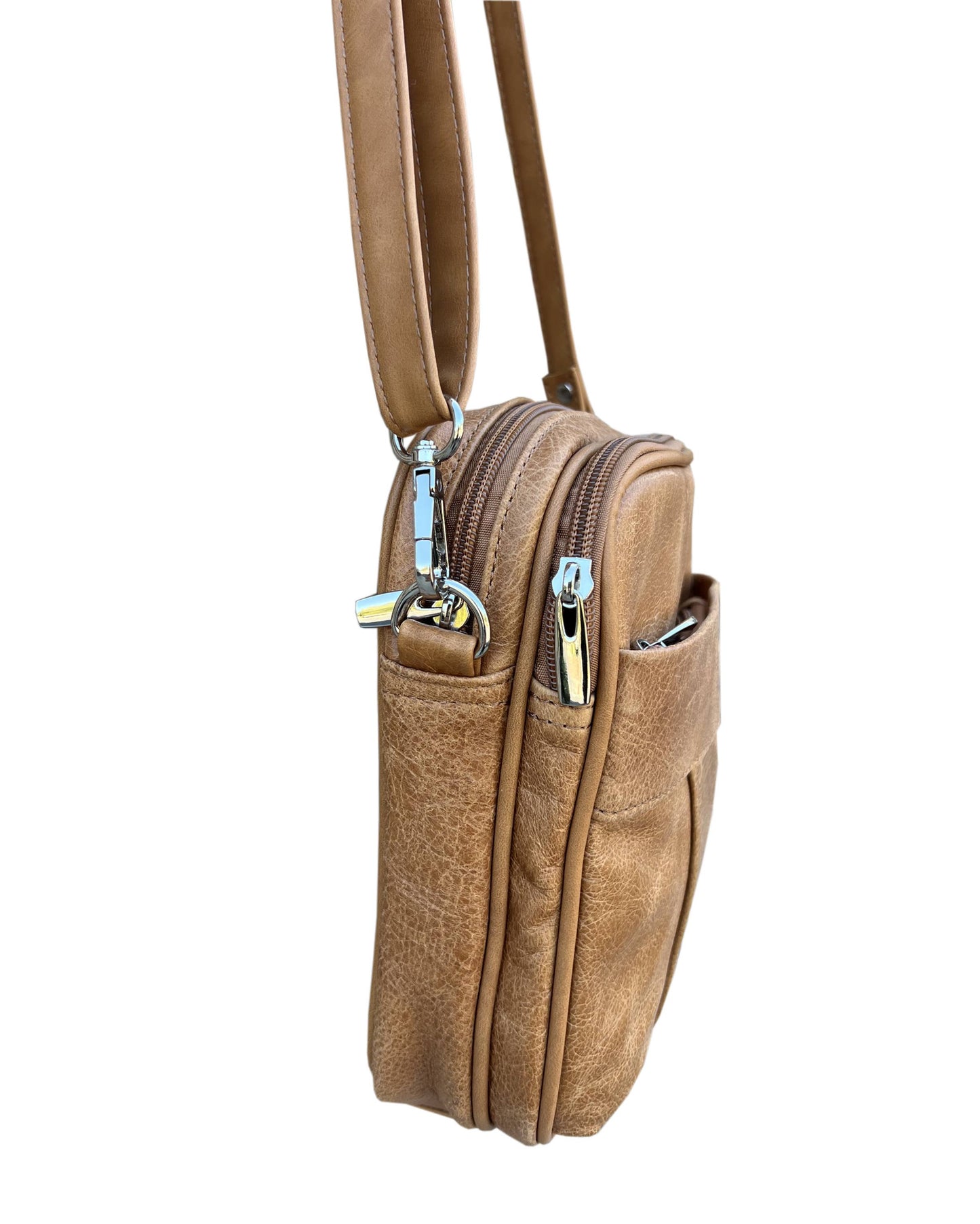 PRE ORDER On The Go Leather Crossbody