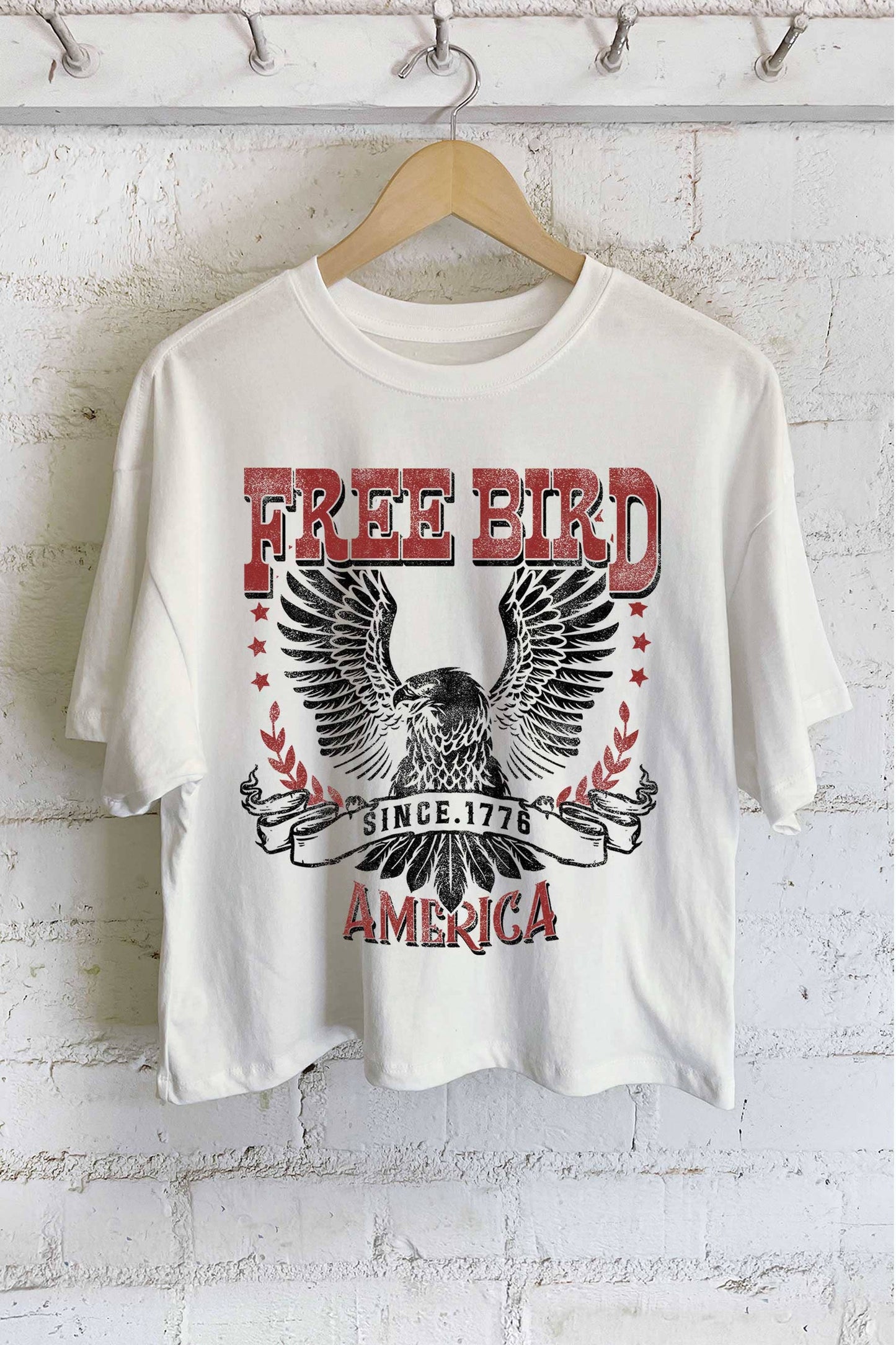 Free Bird Cropped Tee