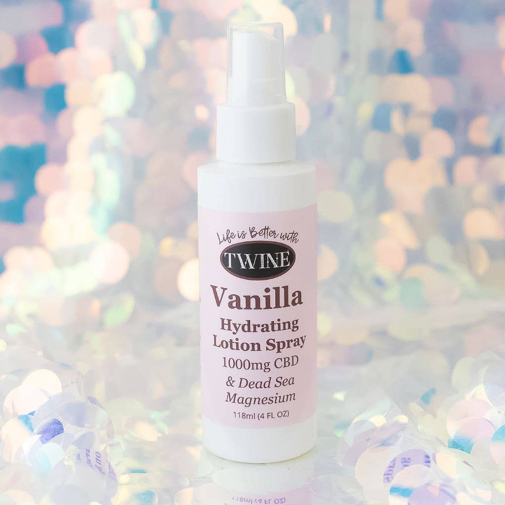 CBD Topical Body Lotion Spray with Magnesium- Vanilla