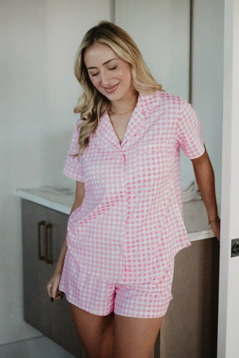 PRE-ORDER Pink Picnic Pajama Set (ETA Mid May)