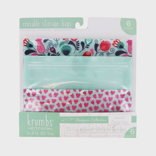 Krumbs Kitchen Reusable Storage Bags