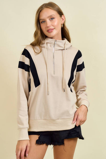 Off-Duty MVP Half Zip Hooded Pullover