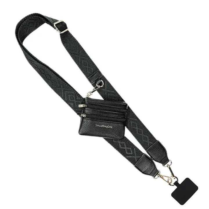 Save The Girls Clip & Go Strap W/Zippered Pouch Classic