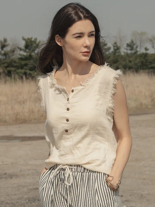 Breezy Fringe Henley