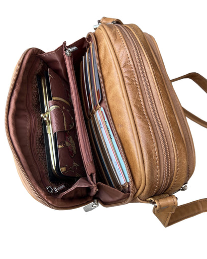 PRE ORDER Wanderlust Leather Crossbody