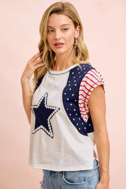 Patriotic Petals Top