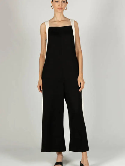 Black Tie Energy Modal Jumpsuit by P. Cill