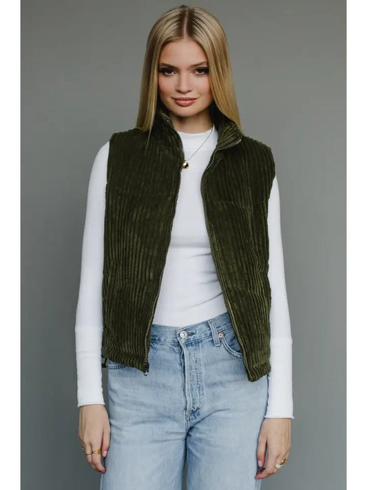 Mossy Meadow Corduroy Vest