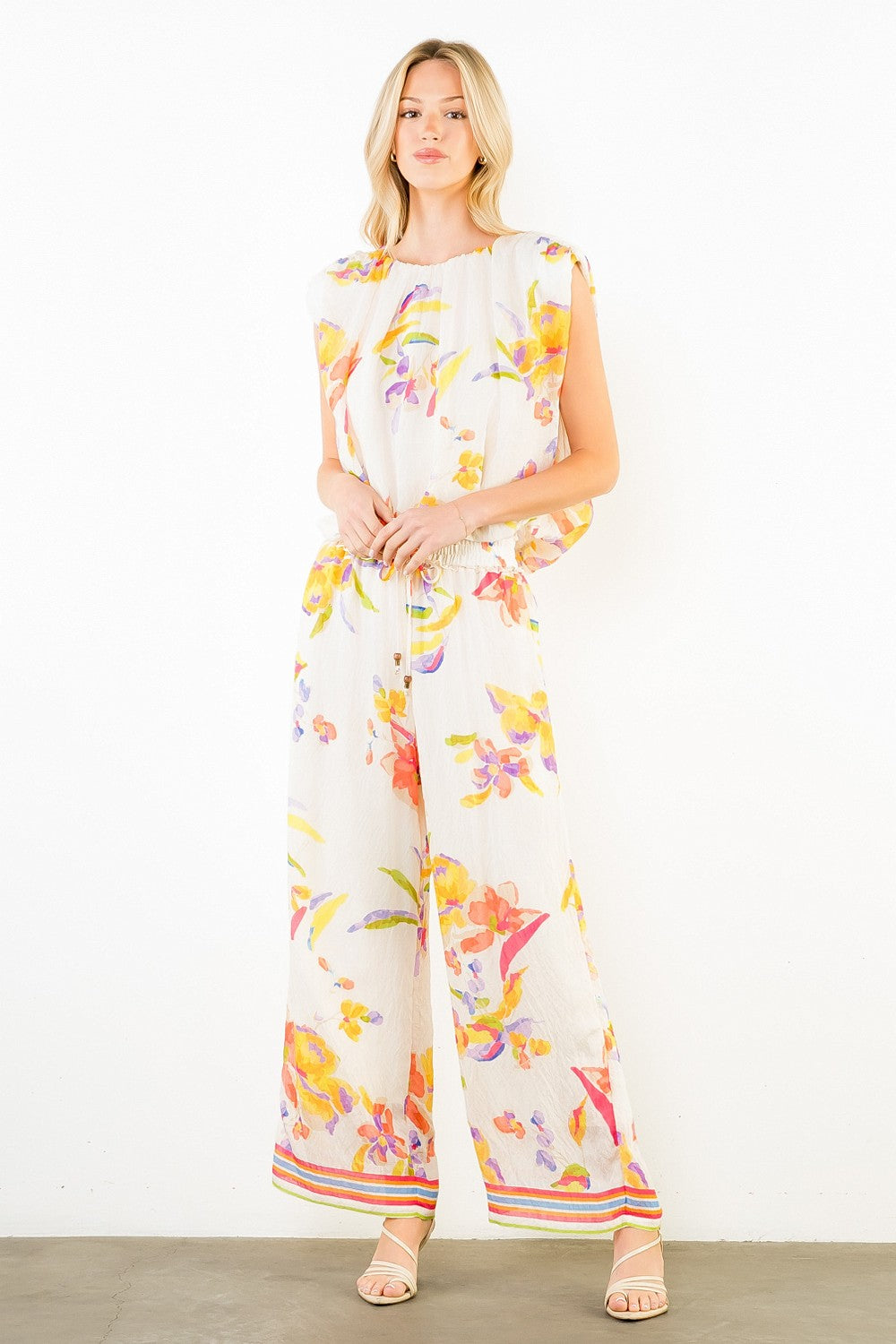 Citrus Blossom Pants by THML