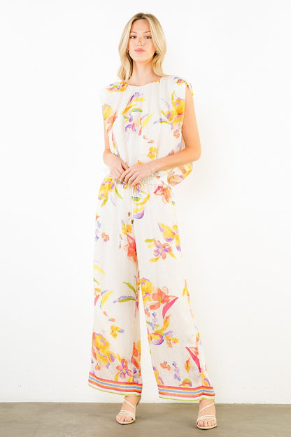 Citrus Blossom Pants by THML