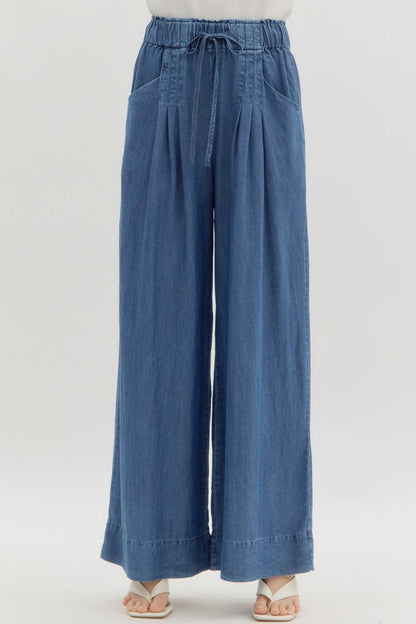 Serene Flow Tencel Wide Leg Pants