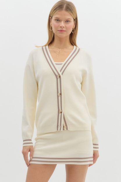 Varsity Spring Cardigan