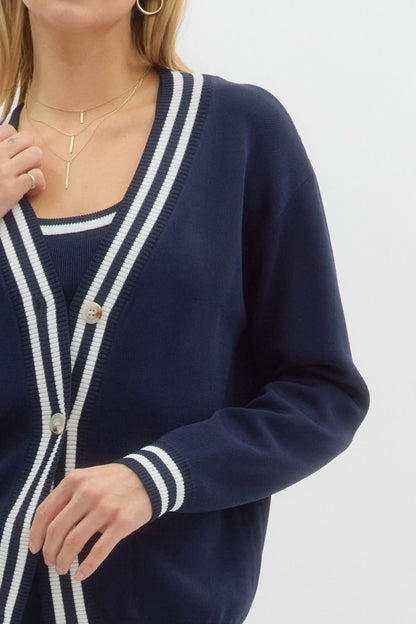 Varsity Spring Cardigan