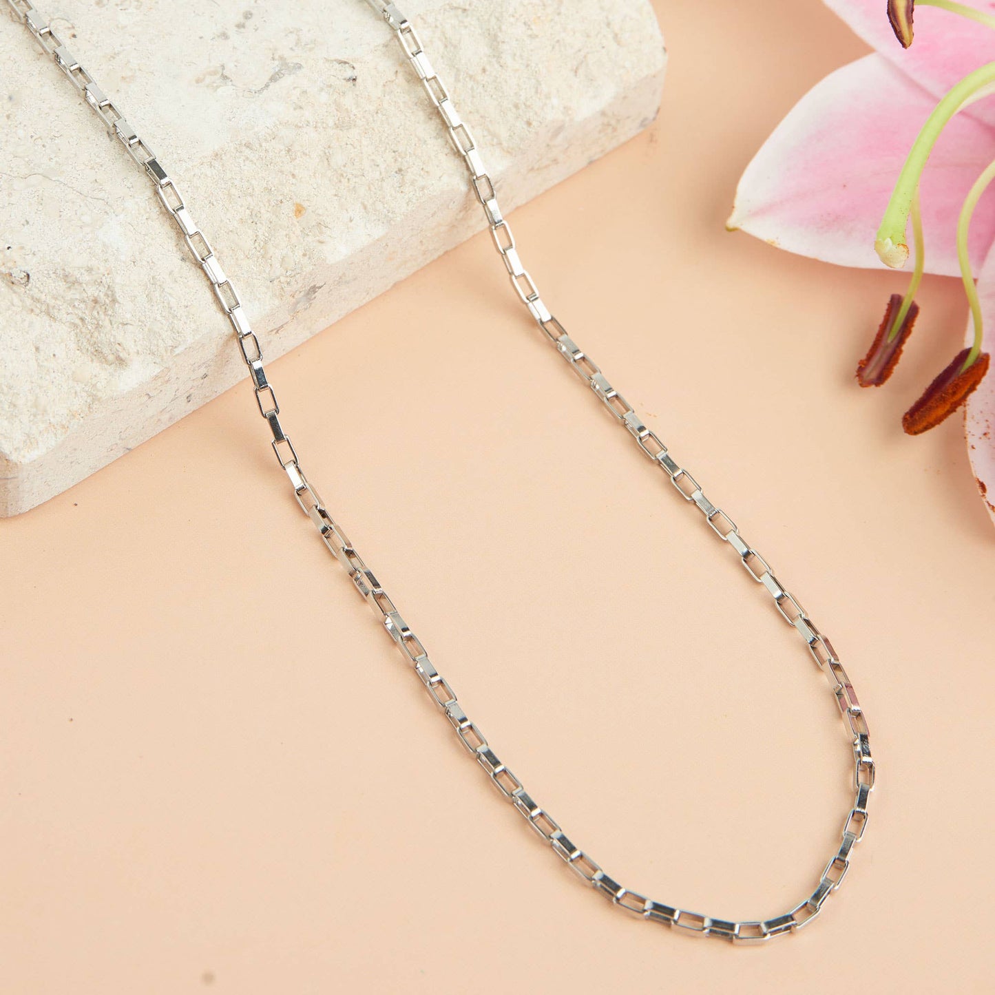 Narelle Waterproof Box Chain Necklace