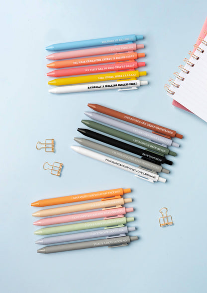 Crush Warmest Regards Quote Pen Set