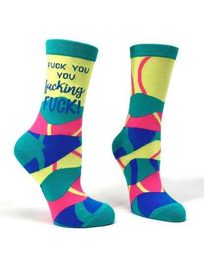 F**k You You F..king F**k Women Crew Socks