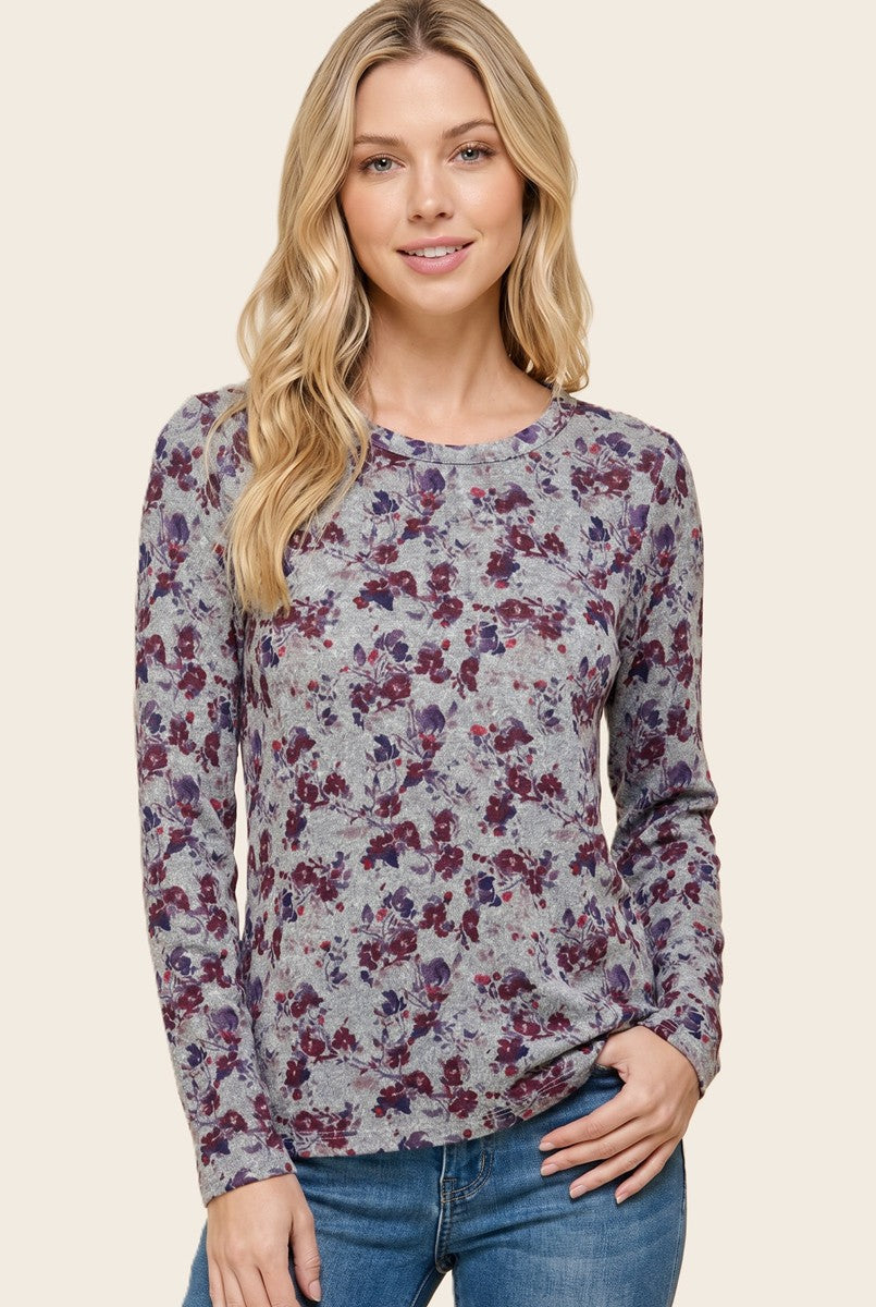 Pressed Flowers Hacci Top