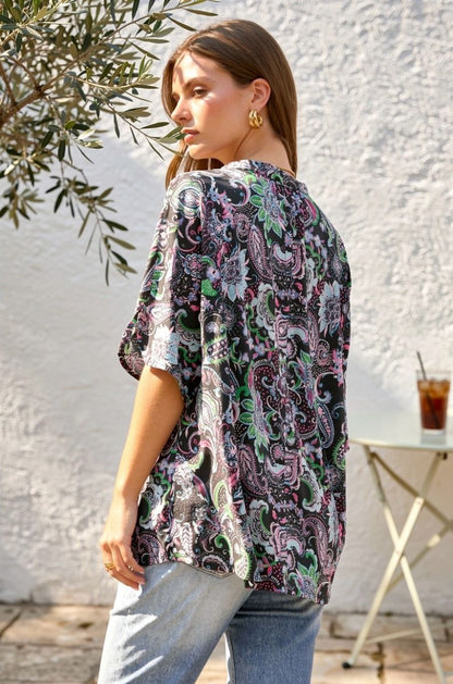 Moonlight Paisley Top by Dear Scarlett