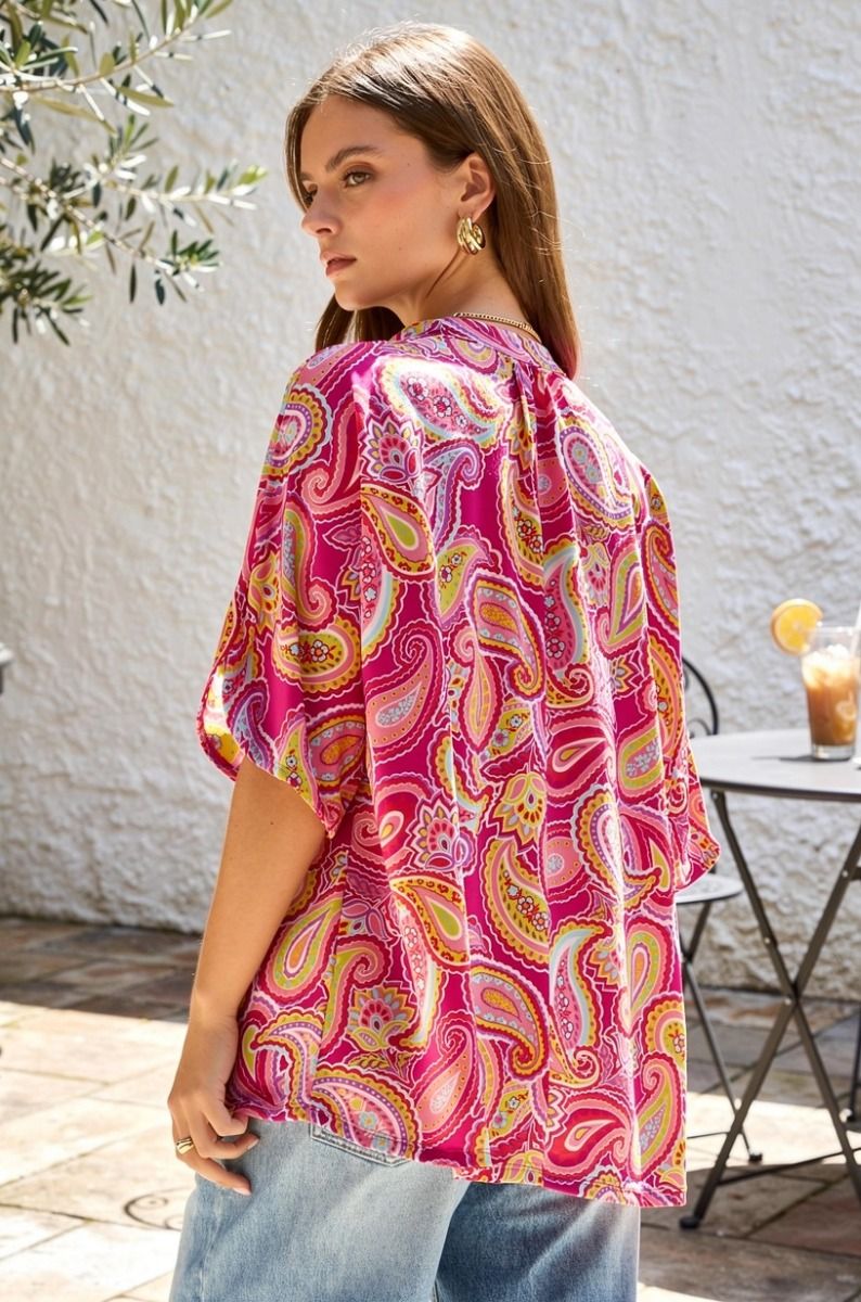 Raspberry Mojito Top by Dear Scarlett