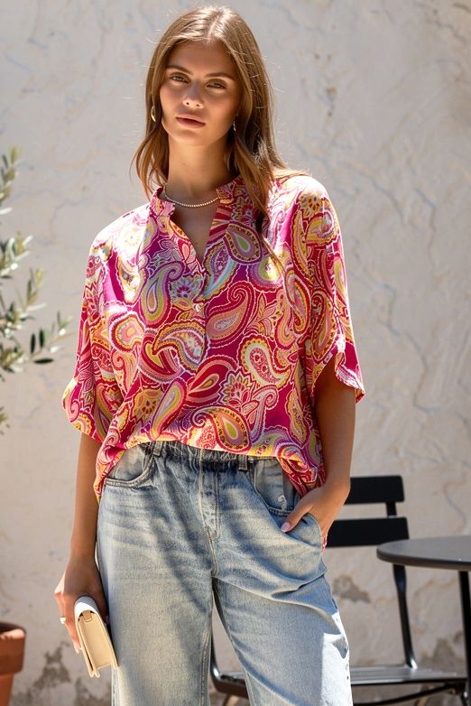 Raspberry Mojito Top by Dear Scarlett
